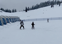 skiing